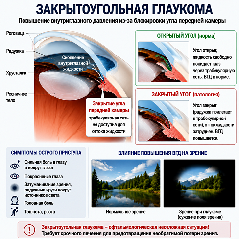 Закрытоугольная глаукома